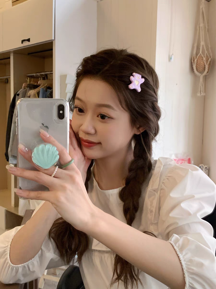 [4 for RM10] Cute Cartoon Love Bear Hair Clip Side Clip