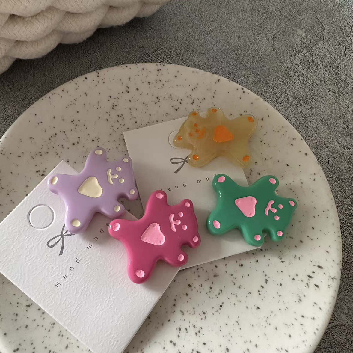 [4 for RM10] Cute Cartoon Love Bear Hair Clip Side Clip