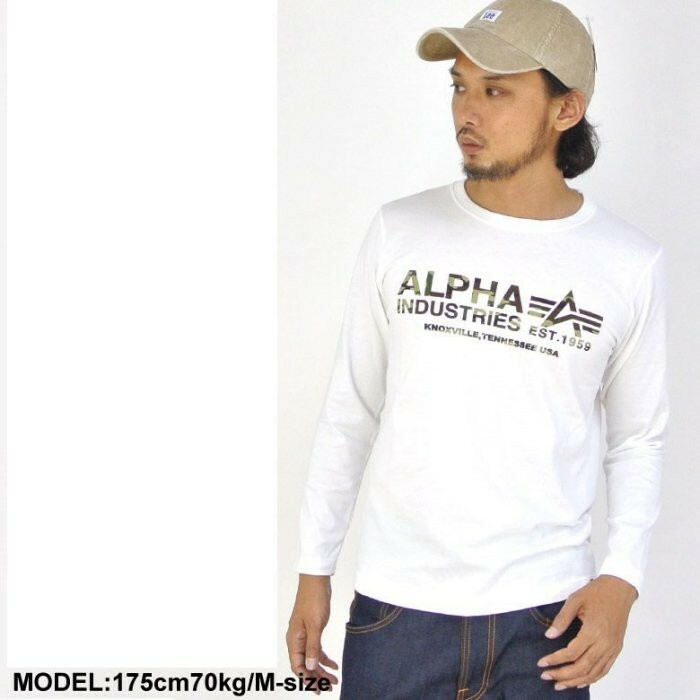日版 ALPHA PRINT T A-MARK LS 長T 長袖 黑綠迷彩 TC1128-301 / 白綠迷彩 TC1128-318