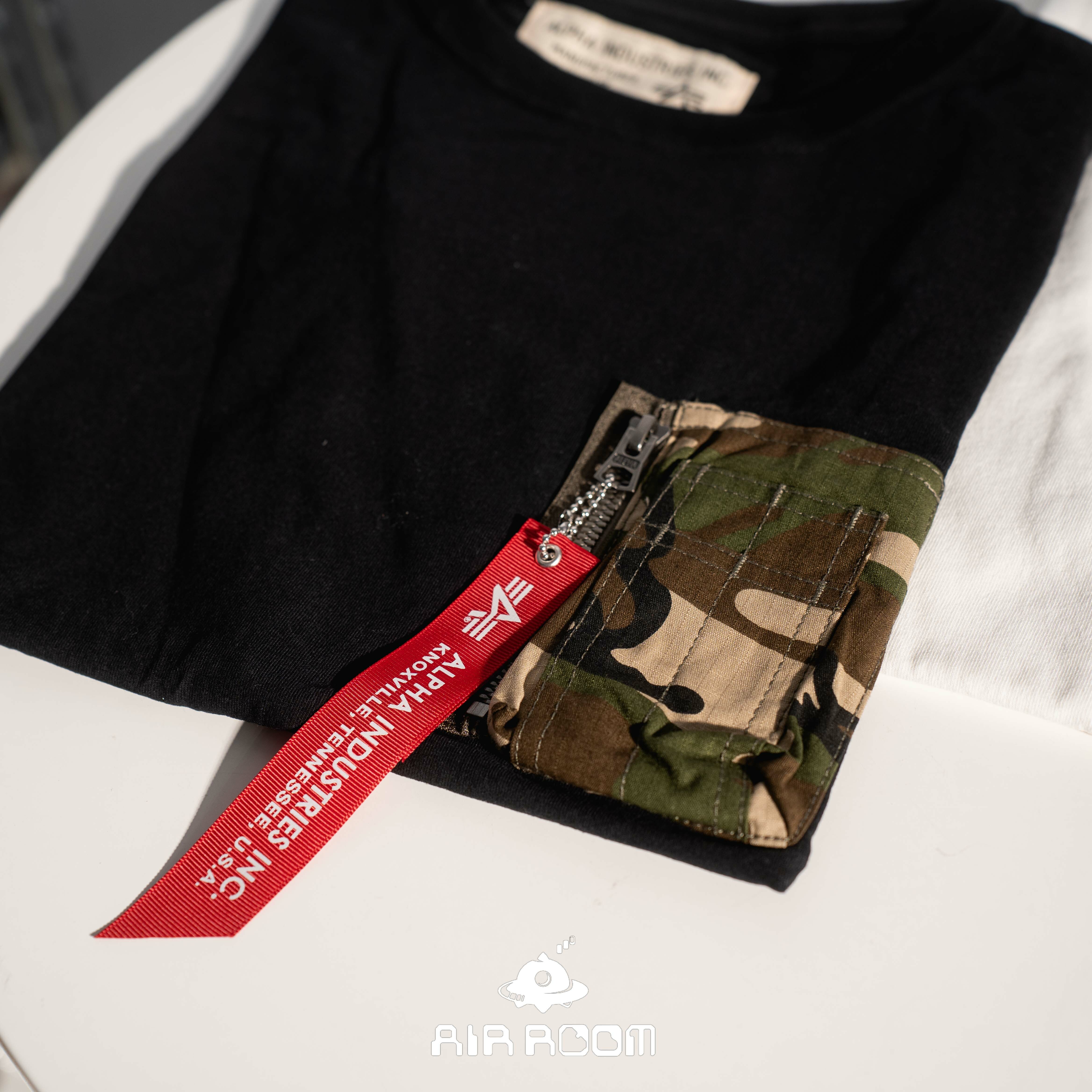 日版 Alpha Industries CAMO POCKET TEE TC1105 口袋 短T MA-1 樣式 現貨