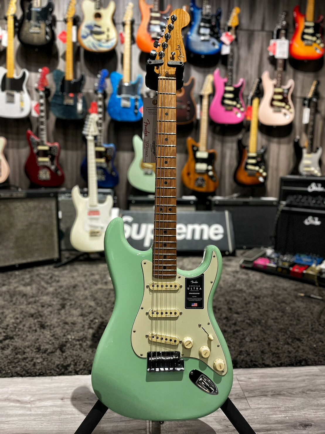 Fender AM Ultra Strat SFG with RMN LTD 公司貨【宛伶樂器】
