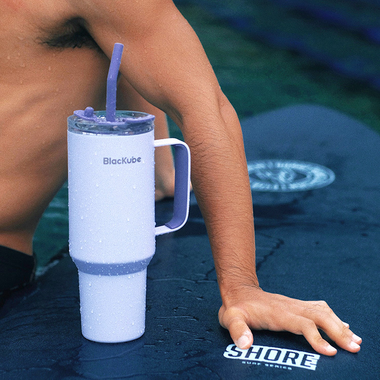 BLACKUBE 吸管直飲雙飲保溫杯 TUMBLER 1200ml