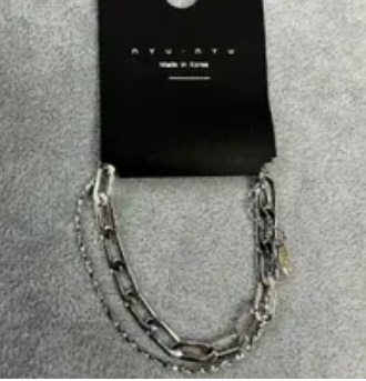 [S] NYU.NYU CLASSIC LINK CHAIN BRACELET,SILVER, SNN225 (SNN225)