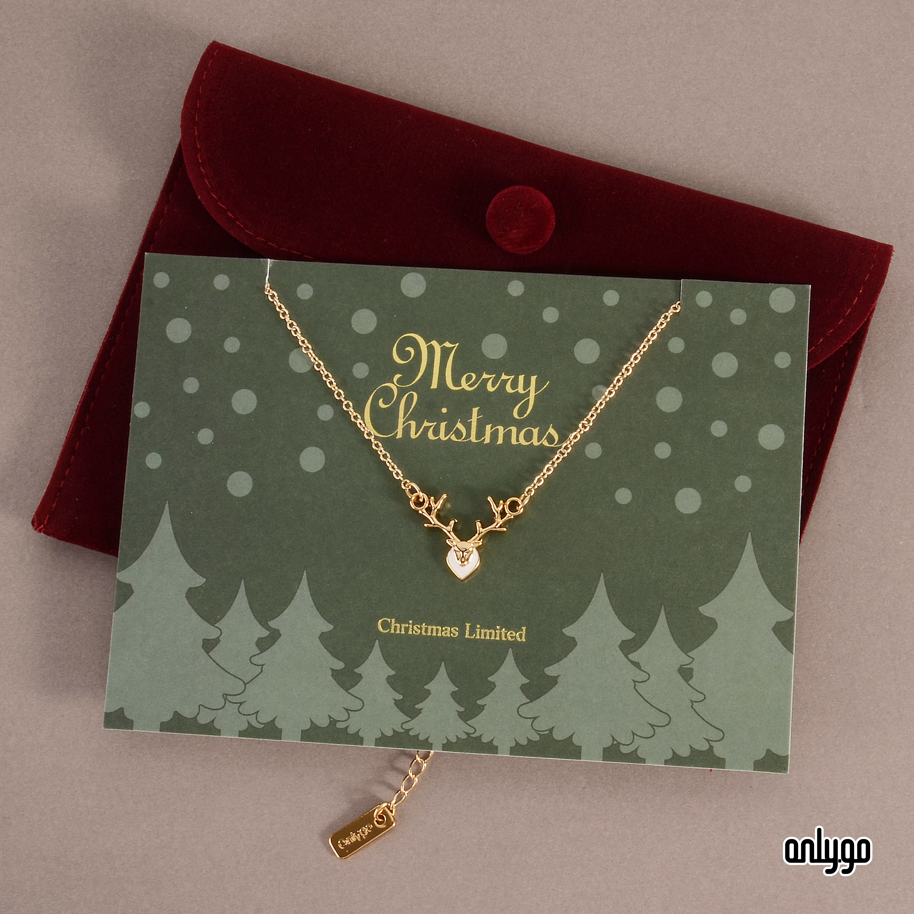 トナカイ ネックレス クリスマス ギフトセット