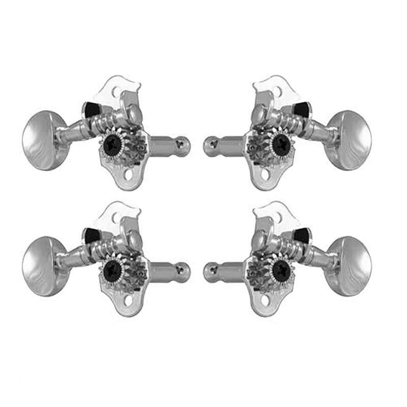 台灣製造 GROVER 8C Sta-Tite 銀色 烏克麗麗 調音弦鈕 左2右2