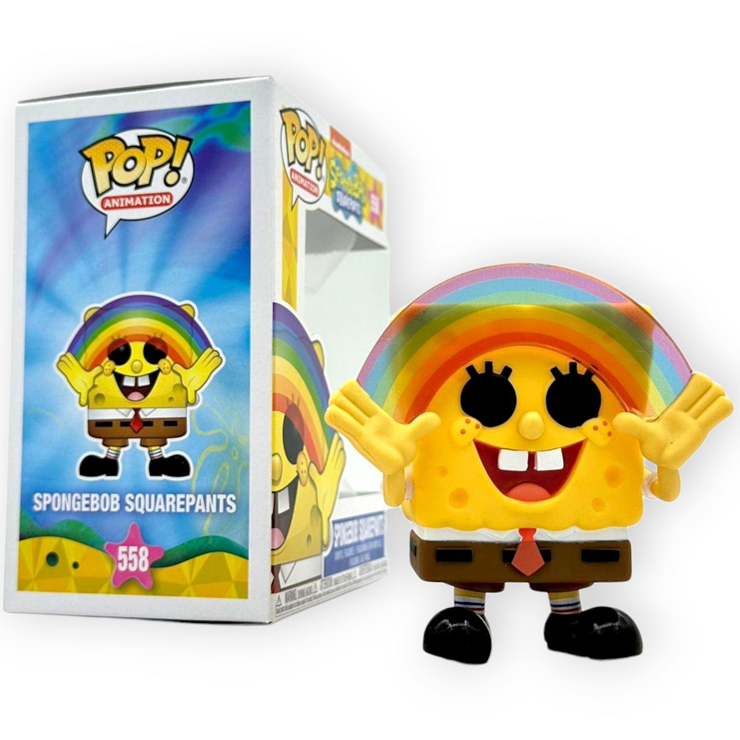 FUNKO POP <海綿寶寶>彩虹海綿寶寶-No.558