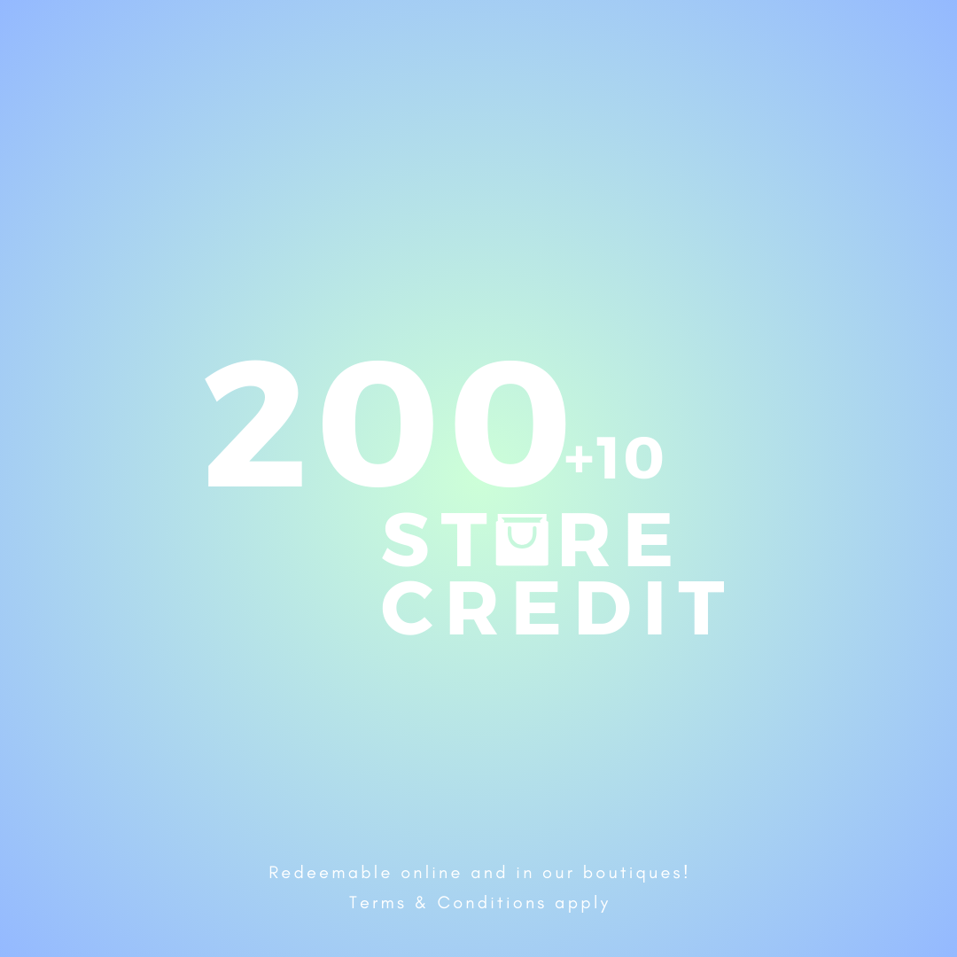 200+10 STORE CREDIT (FOR CLOTHES ONLY)