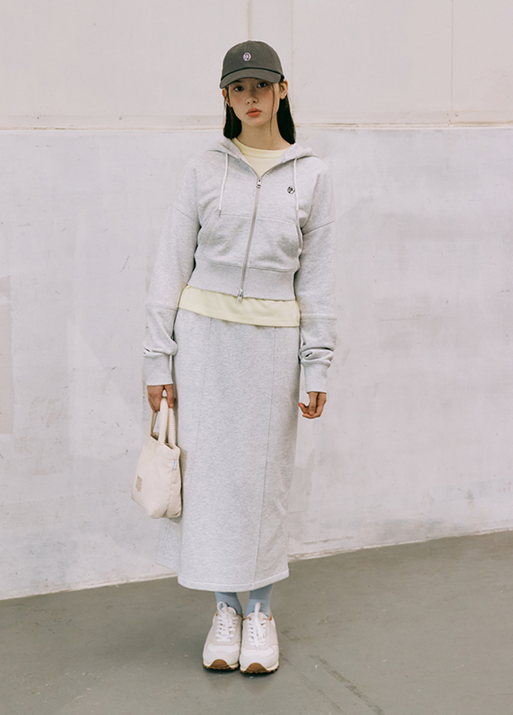 スカート Marithe + Francois Girbaud W CIRCLE LOGO SWEAT SKIRT navy W CIRCLE LOGO SWEAT SKIRT navy - MARITHÉ+FRANҪOIS GIRBAUD