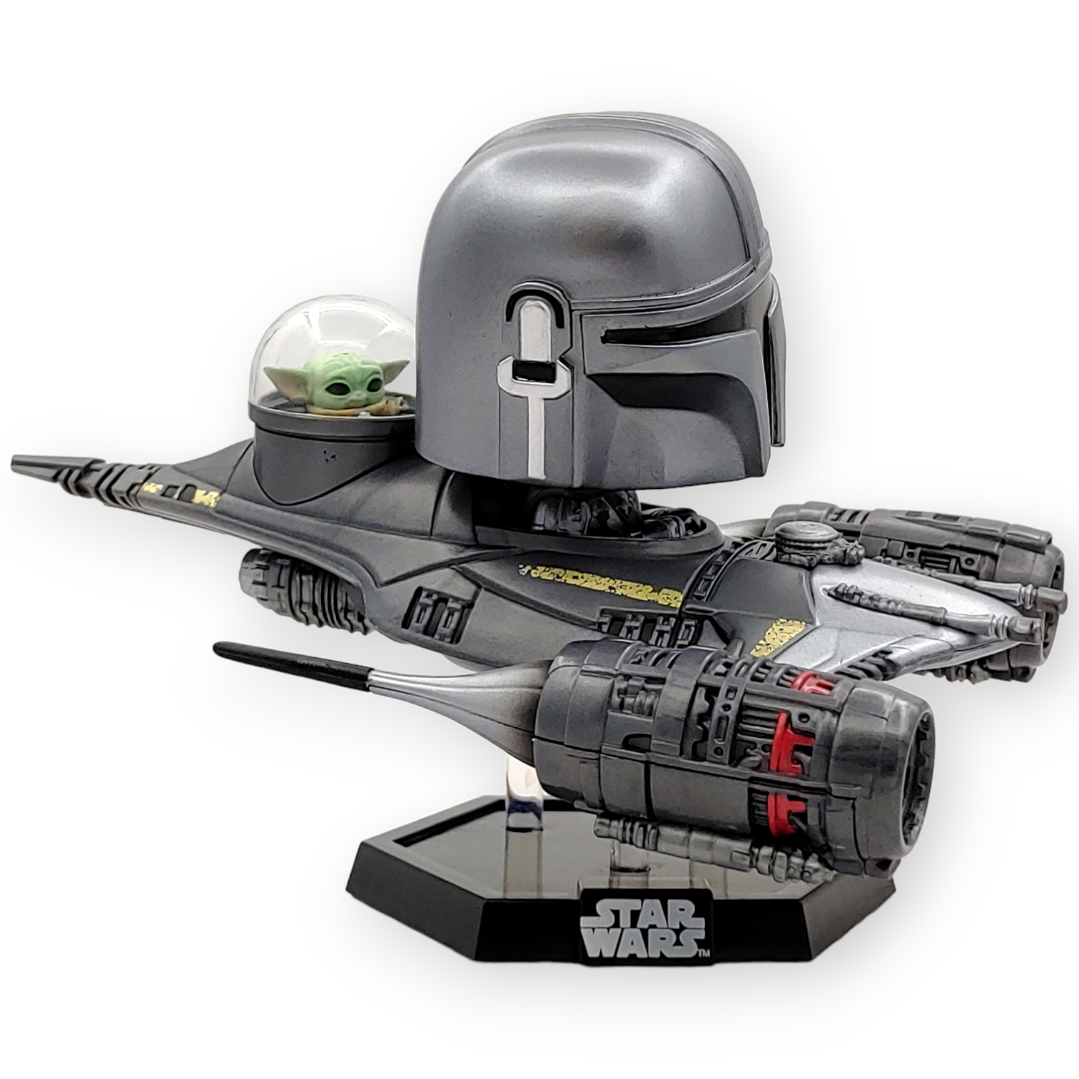 FUNKO POP<星球大戰-曼達洛人>6吋曼達洛人(N-1型星際戰鬥機)-NO.592