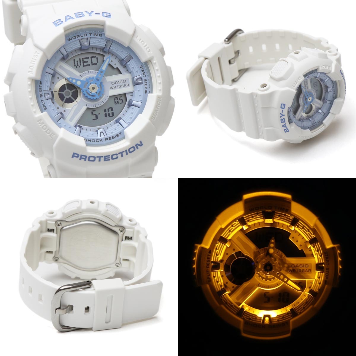 Inventory Organized Casio Baby-G Ba-110Vla-4Ajr Analog