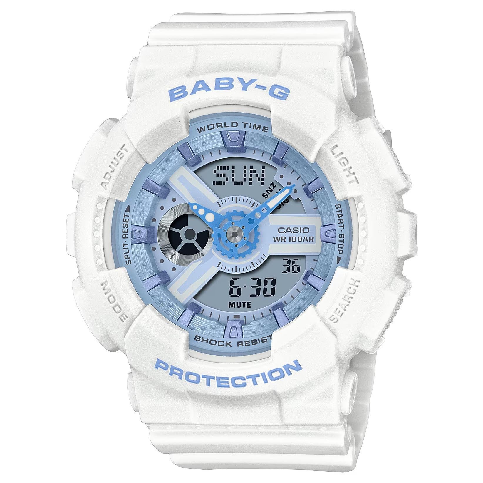 Buy Casio Baby-G BA-110XBE-7A White x Blue Watch