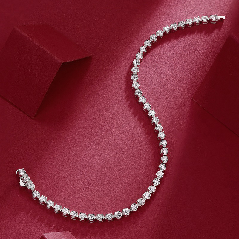 【星辰】漫天星光-莫桑石手鍊(1.92ct)