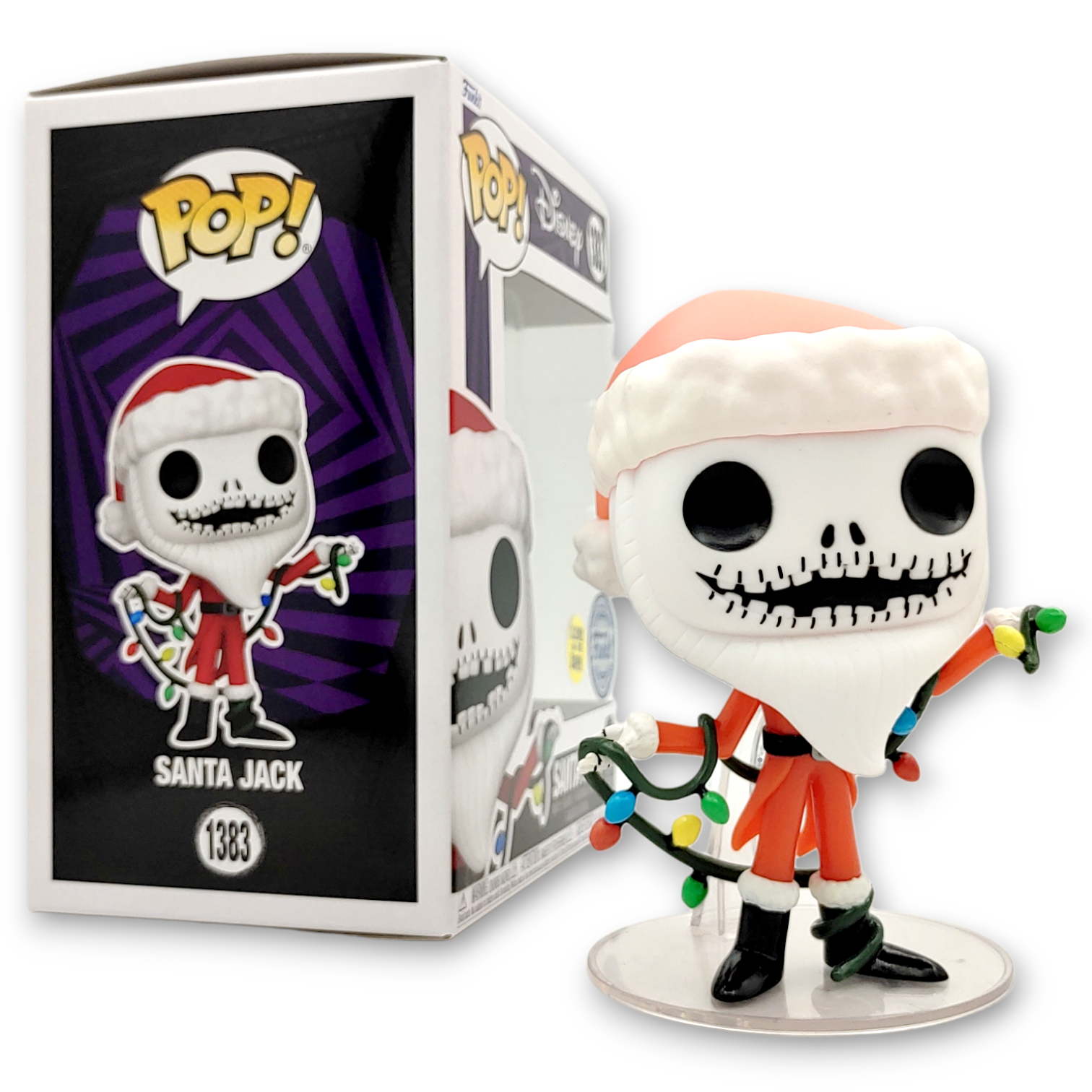 FUNKO POP <怪誕城之夜>南瓜王積克_聖誕燈飾(夜光版)-No.1383