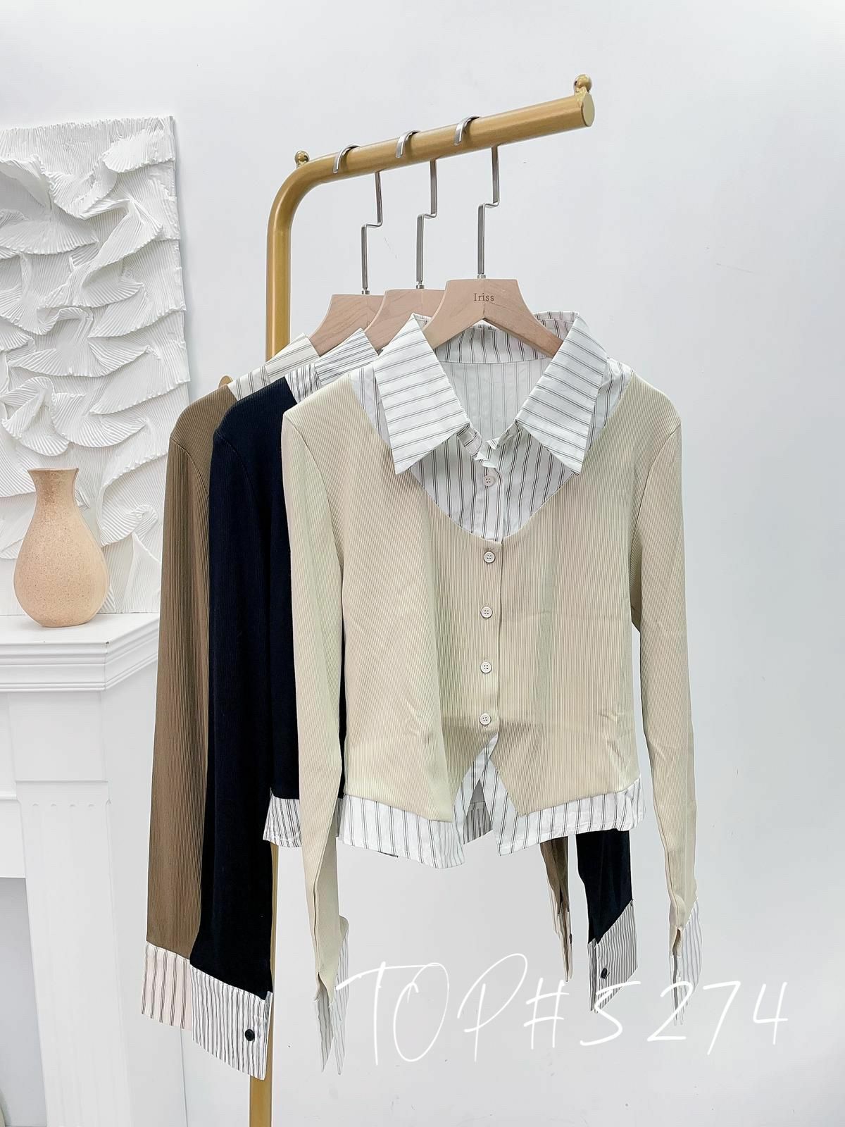 TOP#5274 🤍迷你人恤衫