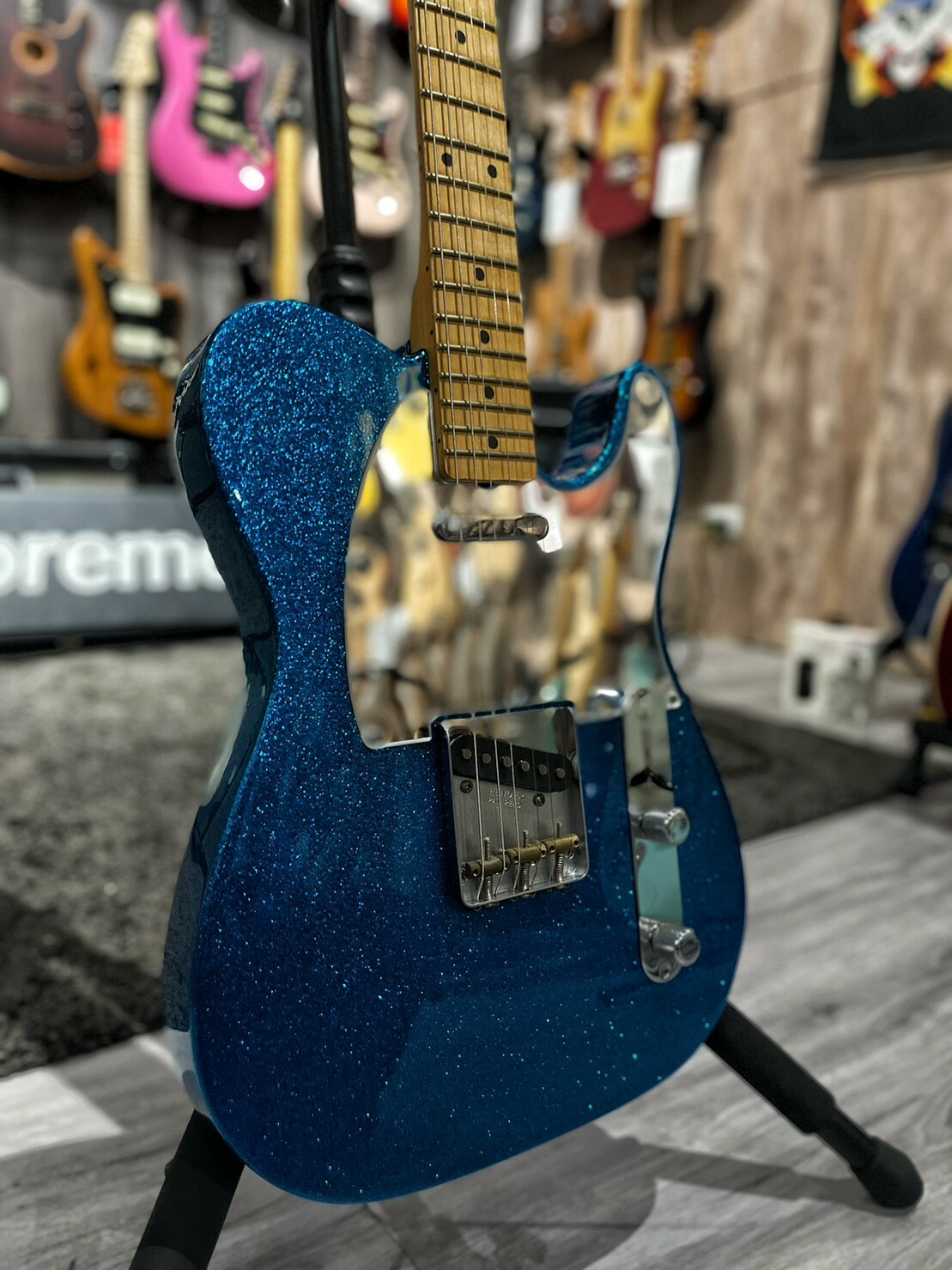 Fender J mascis tele mn bottle blue flake 公司貨【宛伶樂器】