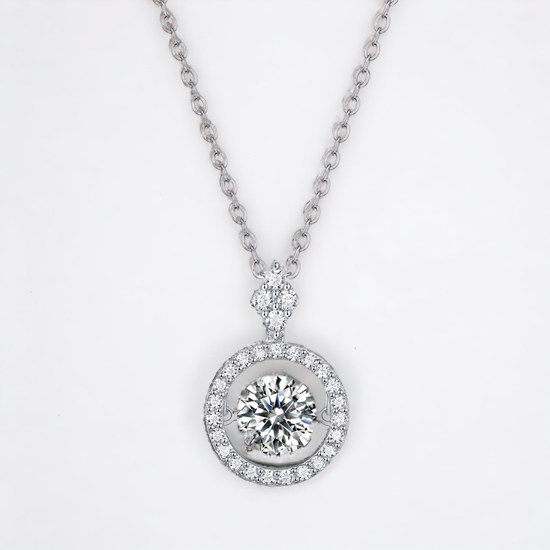 【星辰】觸動-莫桑石閃耀項鍊(1ct)