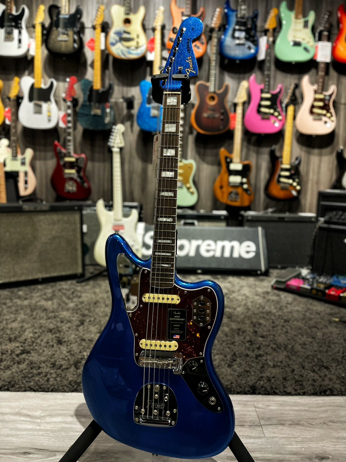 Fender 60th Anniversary Jaguar RW Mystic LPB 公司貨【宛伶樂器】