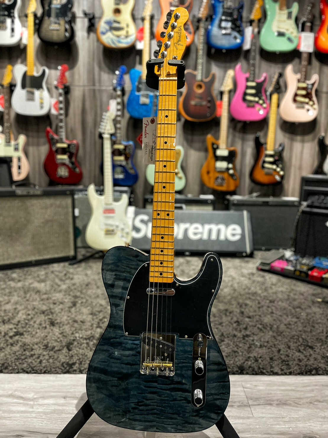 Fender AM Rarities Quilt Maple Top Tele BLCB 公司貨【宛伶樂器】