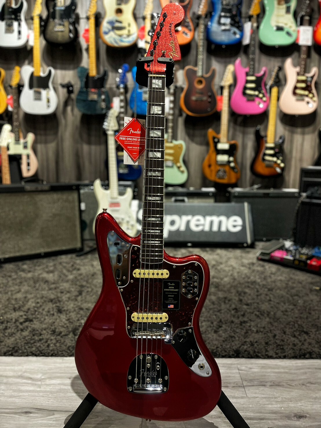 FENDER 60TH ANNIVERSARY JAGUAR mystic dkr 公司貨【宛伶樂器】