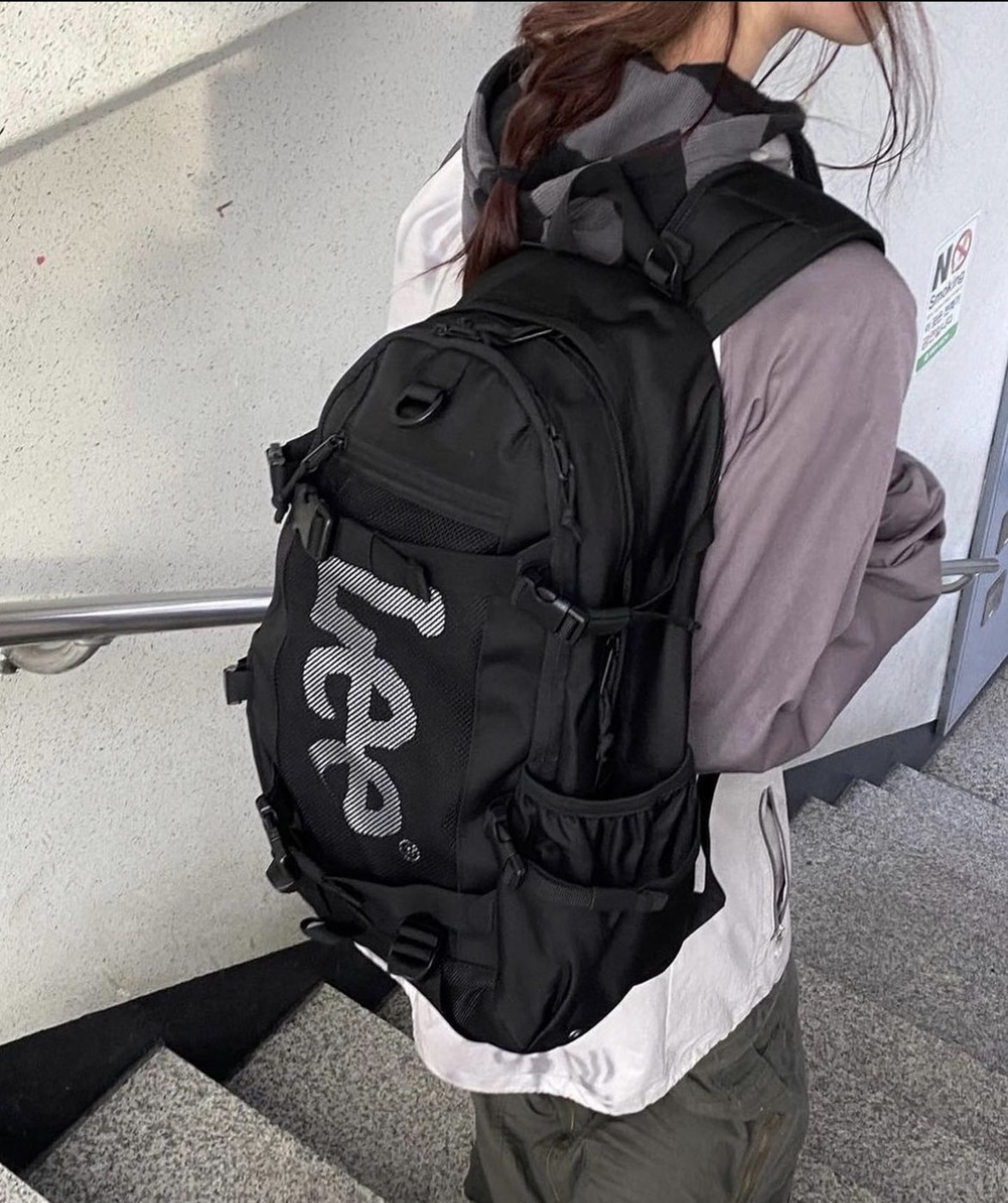 LEE 🇰🇷 防潑水防撕裂 CODURA 後背包 防潑水 機能包 後背包 登山包 夾層 口袋 黑色 墨綠/預購