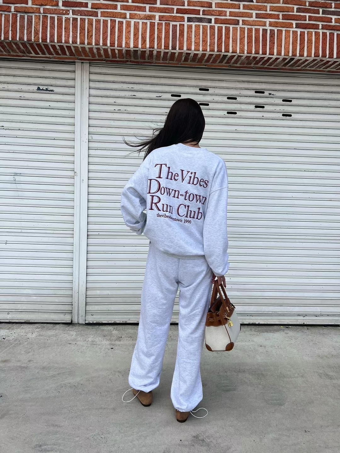 🇰🇷韓國 VDRC 刺綉 重磅 棉套裝 棉大學Tee 棉長褲