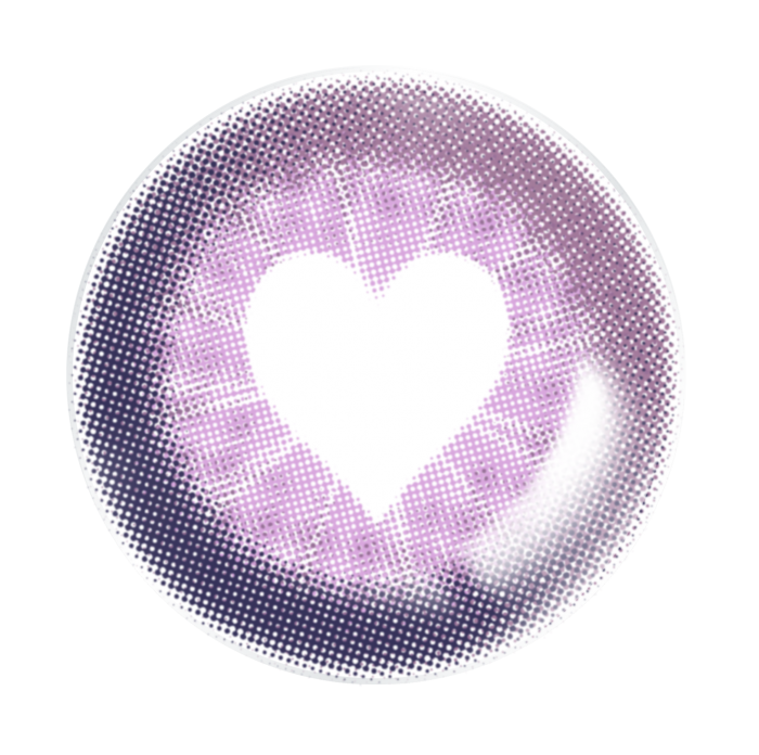 [月拋心形] LENSME ORDER MADE Limited Violet 月拋隱形眼鏡 | 每盒2片