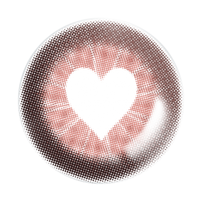 [月拋心形] LENSME ORDER MADE Limited Pink 月拋隱形眼鏡 | 每盒2片