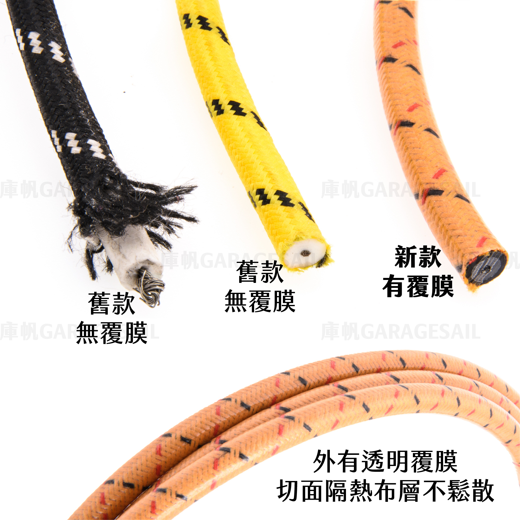 Lowbrow 哈雷專用 8mm 導線 考爾線 2色