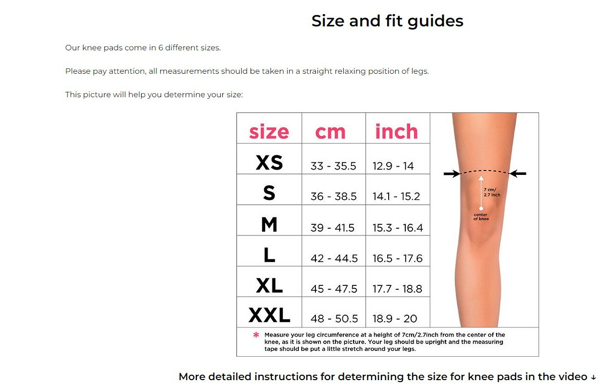 Grippy knee pads Fire