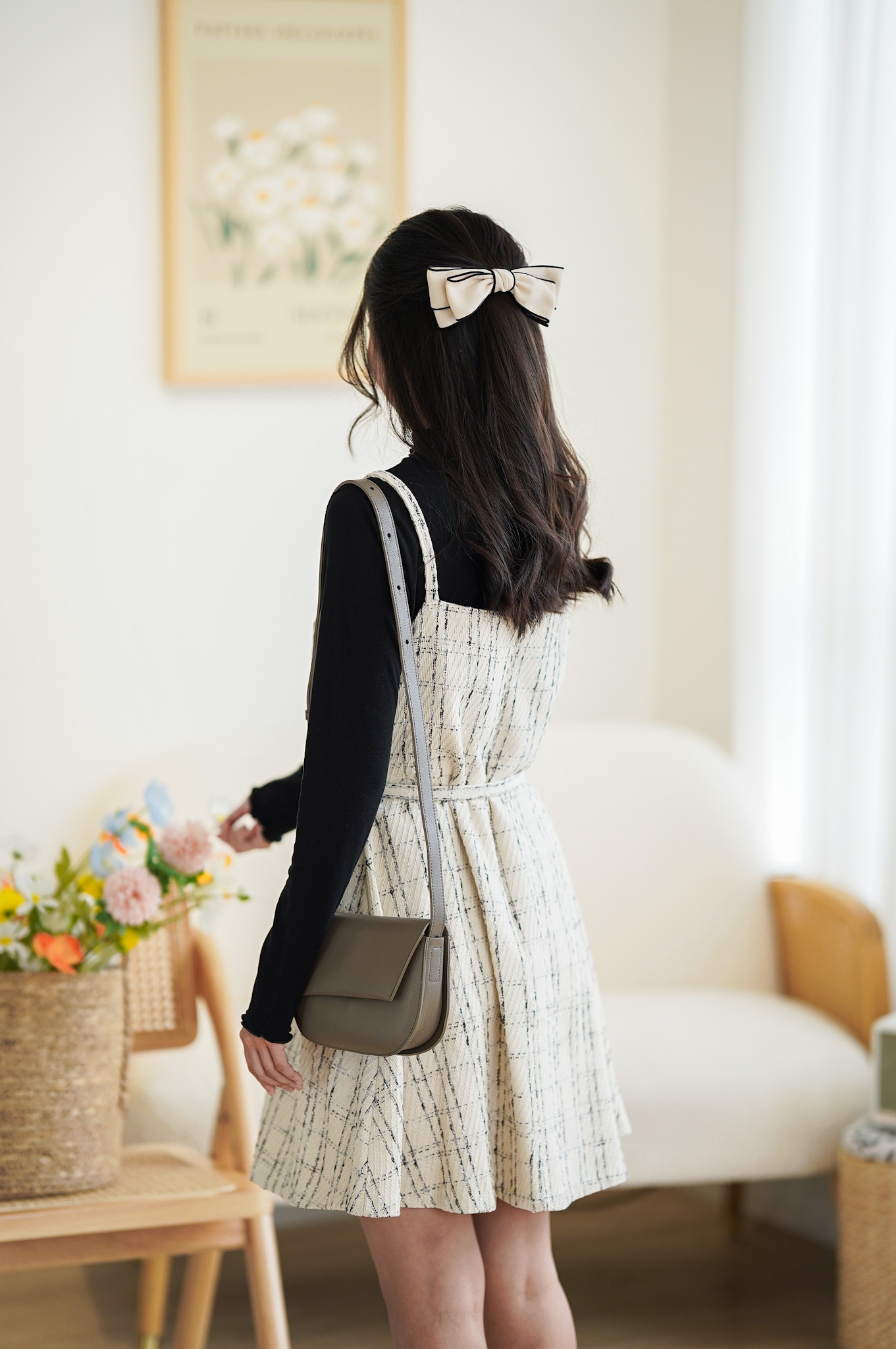 AC042 Autumn Ribbon Hair Clip