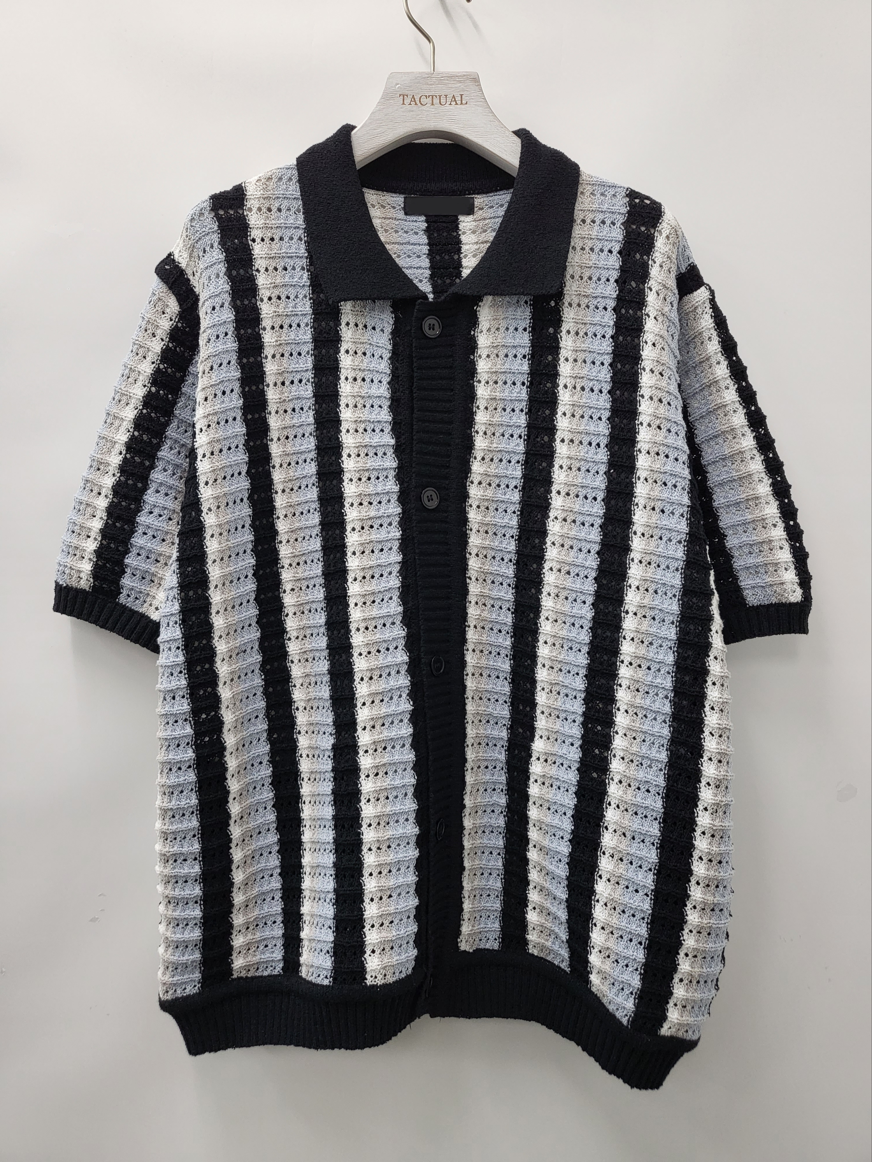 條紋短袖線外套 JK2386