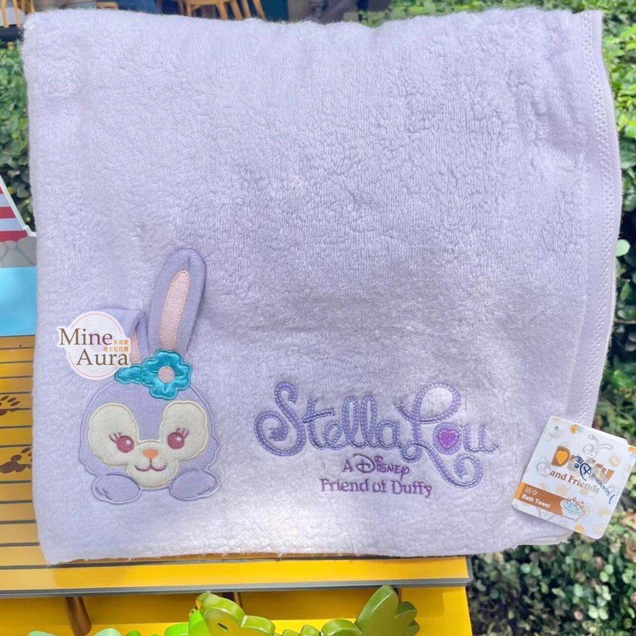 (限時特價) 史黛拉露 星黛露 StellaLou 刺繡圖案毛巾 浴巾 -上海迪士尼樂園