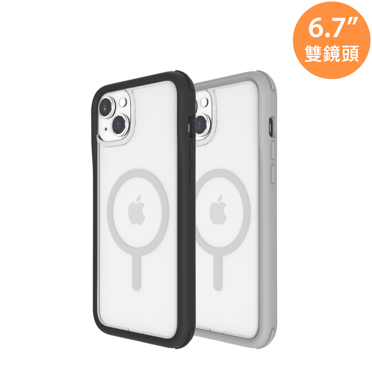 iPhone 15 Plus 維納斯FX 抗菌軍規防摔磁吸手機殼 (附透明霧面背蓋)