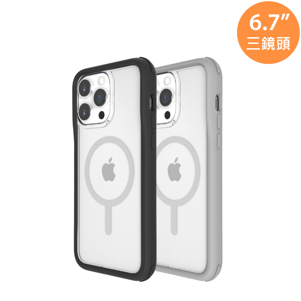 iPhone 15 Pro Max 維納斯FX 抗菌軍規防摔磁吸手機殼 (附透明霧面背蓋)