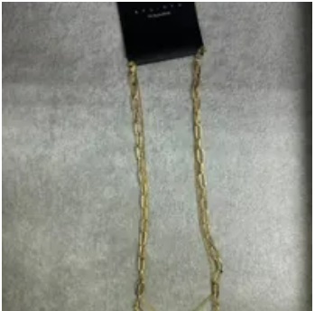 [S] NYU.NYU PENDANT CHAIN NECKLACE,GOLD, SNN236 (SNN236)