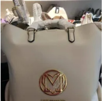 [S] LOVE MOSCHINO JC4034PP1GLD0110 BORSA PU,IVORY, 8059965745596 (SLM186)