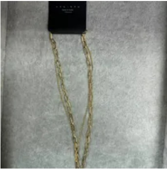 [S] NYU.NYU LOVE CHAIN NECKLACE,GOLD, SNN238 (SNN238)