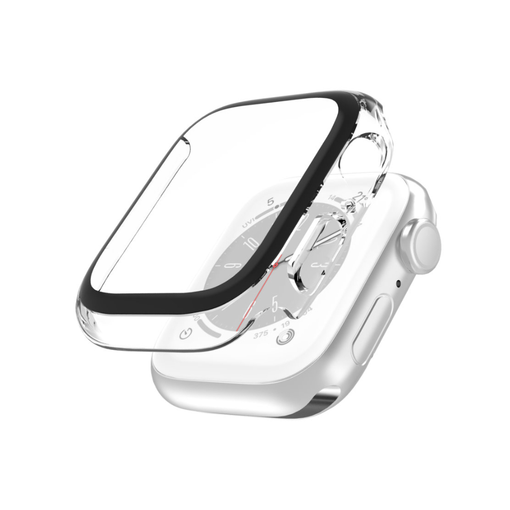 Apple Watch 全透明曲面鋼化玻璃保護殼