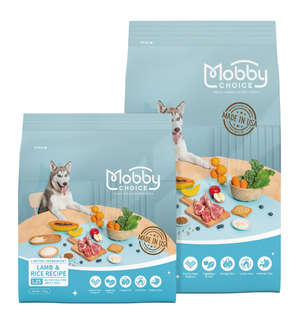 L25 羊肉米成犬食譜｜莫比自然食 Mobby Choice