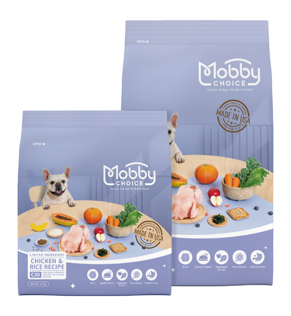 C30 雞肉米幼母犬食譜｜莫比自然食 Mobby Choice