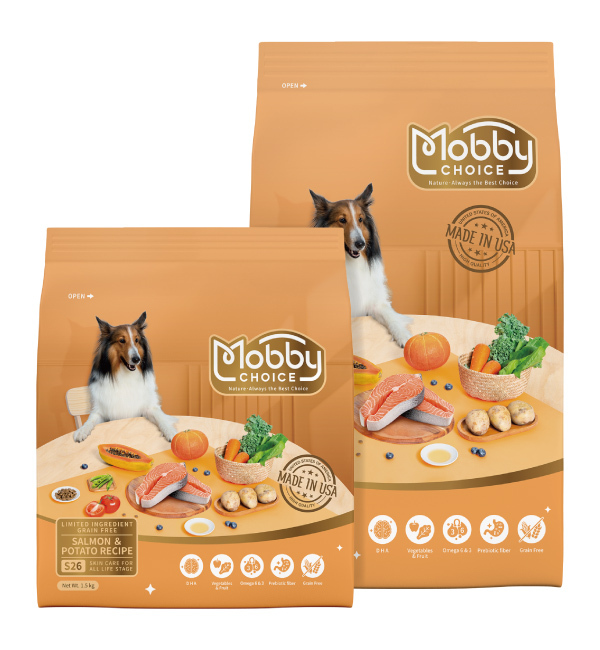 S26 鮭魚馬鈴薯全齡犬無穀食譜｜莫比自然食 Mobby Choice