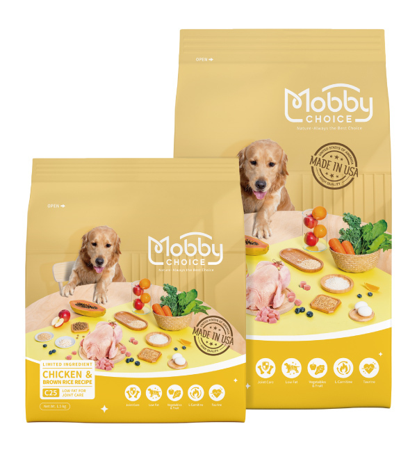 C25 雞肉米低卡關節食譜｜莫比自然食 Mobby Choice