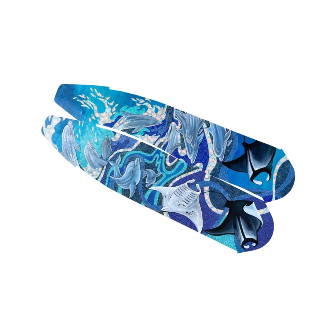 ▲DiveR 全碳纖維長蛙板- 海流邂逅 (聯名限定款)