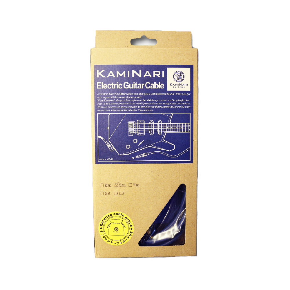 神鳴 Kaminari 神鳴 Kaminari / 電吉他導線 TS - LTS (兩種尺寸可選) 第 2 張圖片｜三峽吉他 / Bass