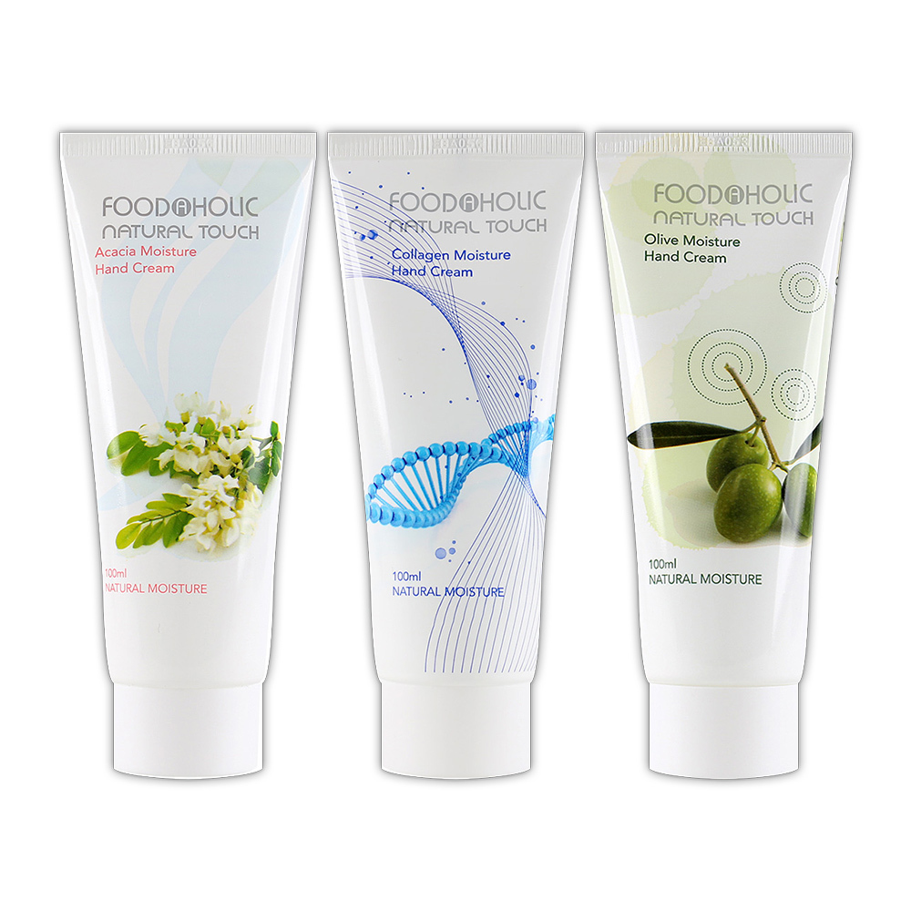 【FOODAHOLIC】保濕護手霜(橄欖/膠原蛋白/金合歡)100ml