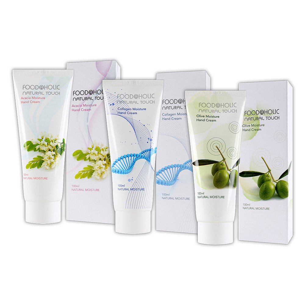 【FOODAHOLIC】保濕護手霜(橄欖/膠原蛋白/金合歡)100ml