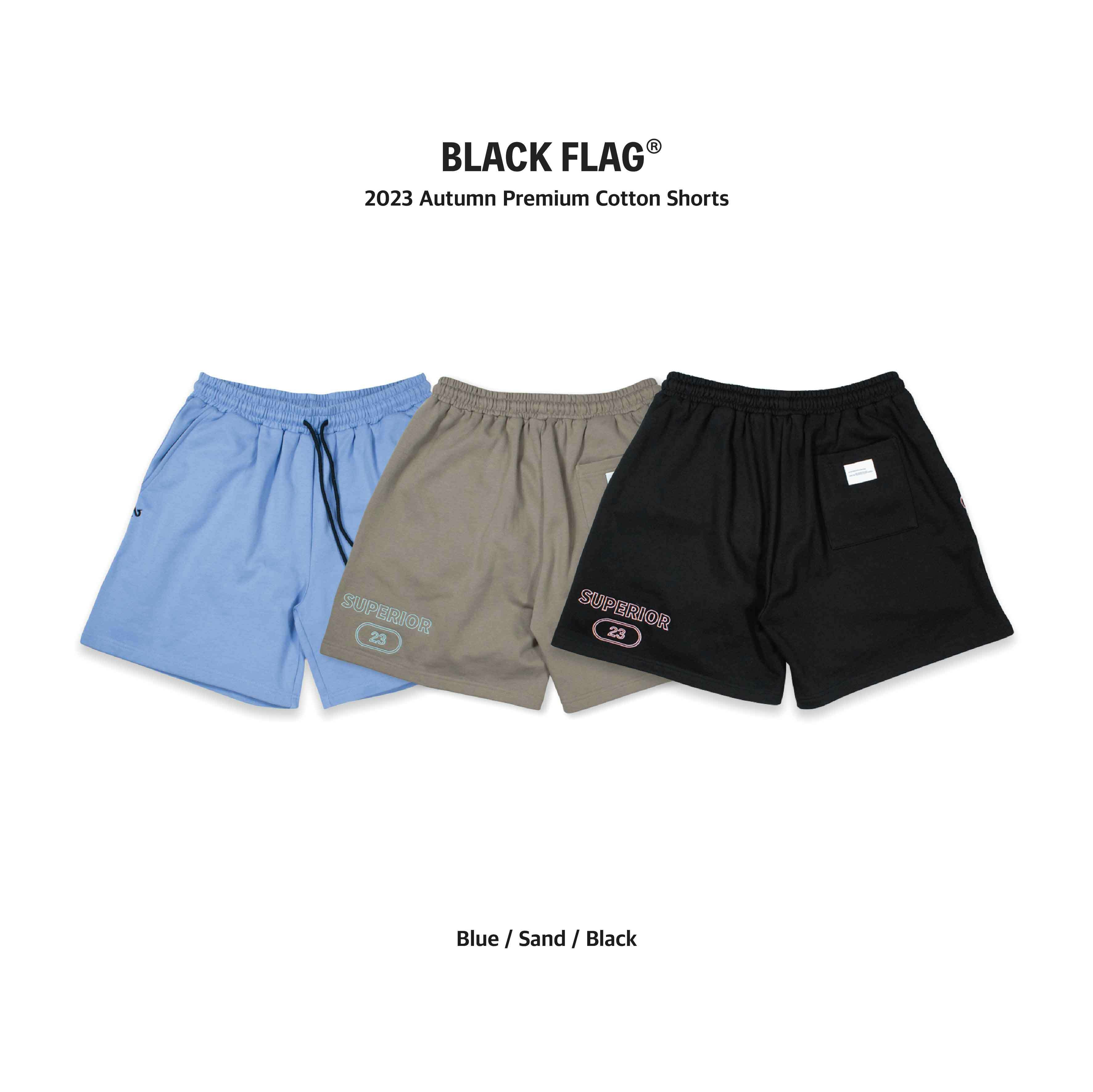 Black Flag Premium Cotton Shorts