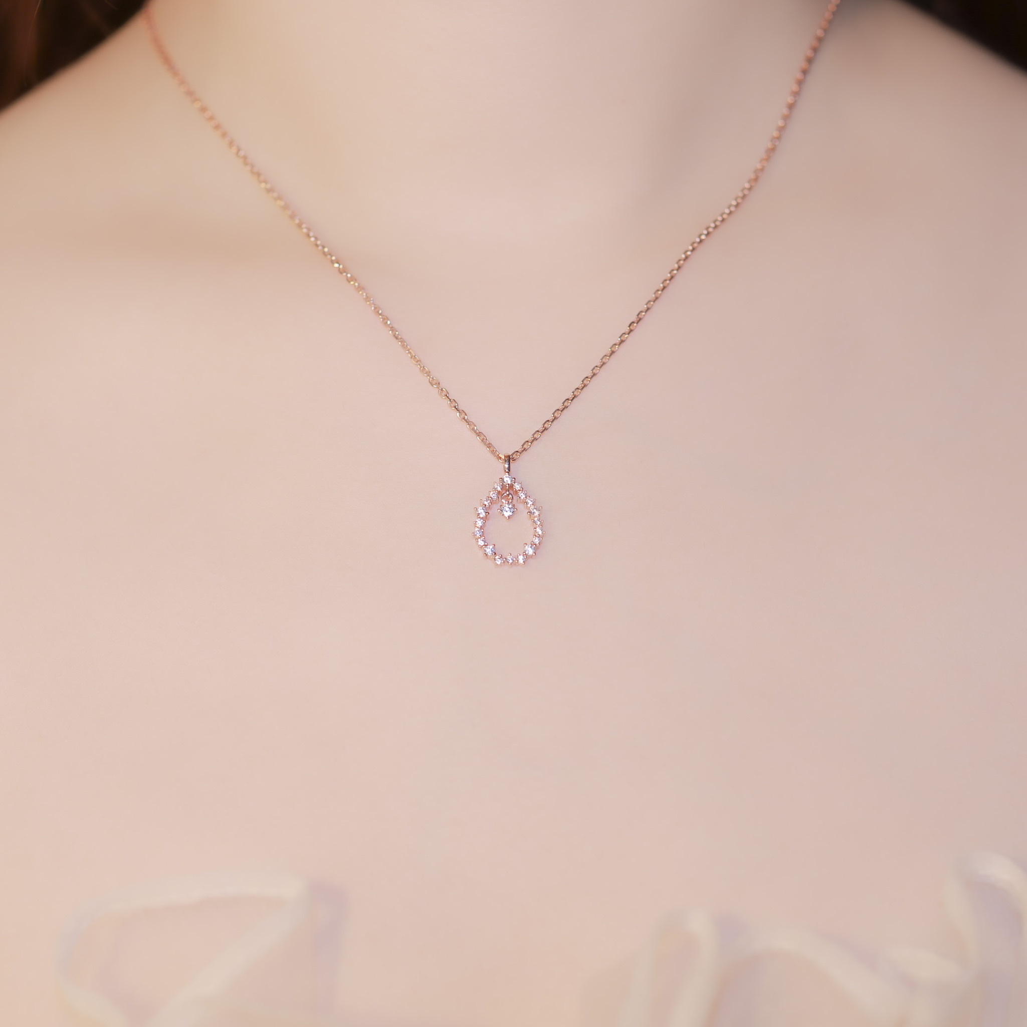 | 925純銀 ・ 厚鍍玫瑰金 |熱氣球項鍊 | NE0162 |