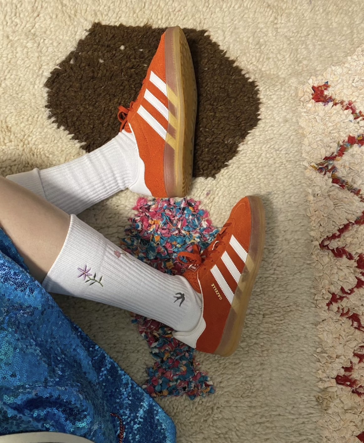 現貨┃adidas GAZELLE INDOOR 橘紅色 麂皮 HQ8718