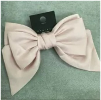 [S] NYU.NYU BIG PINK BOW HAIRTIE, SNN256 (SNN256)